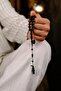 Master Yusuf Cevher Special Carved Imam Ebony Wood Prayer Beads - 5