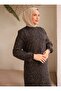 Hijab Dress - Brown - Black - - 2