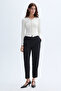 Women's Ecru Button Detailed V-Neck Knitwear Cardigan - 6