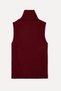 Women's Beige Color Turtleneck Fitted Sleeveless Sweater - 7