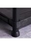 Milano 3-Tier Plastic Shelf – Extendable Plant Stand, Bathroom & Living Room Storage, Black - 4