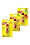 Pack Of 3 Moisturising Lip Balms Multi-Pack Set (Classic Tube, Peach & Mango Tube, Cherry Tube)