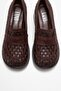 MARLON Brown Braided Women's Block Heel Loafers - 2