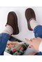 Women's Indoor Slippers with Thick Soles and Fur Inside - 2