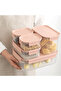 Classic Plus Square Food Container 1.25L – Pink, 4-Side Locking, Stackable & Leakproof - 3