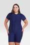 Ladies Slim-Kini Swimsuit Short Length - Navy