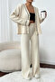 Women's Soft Textured Knitwear Set - 3
