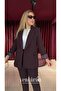 Patterned Cuffed Blazer Jacket - 5