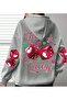 Women's Hoodie with the Text'Feeling Lucky'