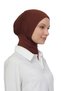 Practical Neck Collar Snap-On Bandana – Sports Bandana - Non-Slip, Anti-Sweat - Chocolate - 3