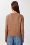 Zippered Knitwear Cardigan Lbp0029 Dried Rose - 5