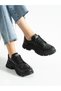Dusk Black Lace-Up Women's Sneakers - 3