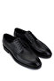 Men's Genuine Leather Black Classic Shoes - 2