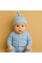 100% Cotton Baby Sleeping Bag with Booties Unisex Baby Romper Blue Romper - 2