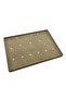 Suede Fabric Brown 34-24 cm Pedestal Stand with 17 Pads Pendant Table Stand - 2