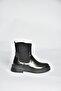 V676556909 Black Rubber Detailed Women's Boots - 6