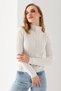 Knitwear Ribbed Badi - Comfortable Regular Fit Ribbed Knitwear Sweater - Women's Basic Turtleneck Knitwear Sweater - 5