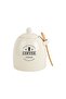 Princess 3-Piece Ceramic Jar Set with Spoon – Airtight Jars for Sugar, Tea, Coffee, 700ml - 3