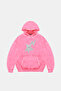 Shining Star Stone Printed Oversize Unisex Premium Washable Pink Hoodie