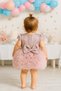 Tutu Short Sleeve Baby Girl Dress - Princess Dress, Birthday, Special Occasion Dress - 2