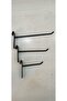 10Pcs 15cm Display Panel Shelf Rod Hook Steel Hanger
