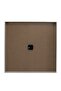 Cambridge Wood Square Grey Wall Clock – Modern Sleek Design, Silent Quartz 60x60 cm - 4