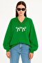 Kuredela Printed Unisex V-Neck Sweatshirt