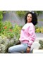 Thick Fleece-Lined Three Yarn Car B Printed Sweatshirt - 3