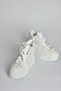 V973019109 White Thick Soled Women's Sports Shoes Sneakers - 6