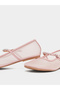 Pink Mesh Mary Jane Flats - 3