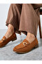 Women Brown Suede Loafers