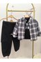 Plaid Shirt and Beret 4-Piece Boys' Set - 4