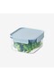 Classic Plus Square Food Container 1.25L – Mint, 4-Side Locking, Stackable & Leakproof - 2