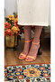 Perla Glittery Detachable Buckle Detailed Heeled Shoes - 8