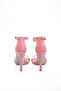 Perla Glittery Detachable Buckle Detailed Heeled Shoes - 7