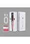 Rechargeable 24W Silver Nail Drill 35,000 RPM Portable USB-C E-File Kit with 800mAh Battery & 6 Bits - 6