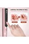 Rechargeable 24W Silver Nail Drill 35,000 RPM Portable USB-C E-File Kit with 800mAh Battery & 6 Bits - 5