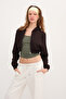 Fleece-Lined Crop Sweatshirt H1526-T9 - 4