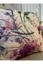 Floral Pattern Decorative Digital Print Throw Pillow Cover - 3