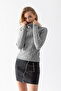 Knitwear Ribbed Badi - Comfortable Regular Fit Ribbed Knitwear Sweater - Women's Basic Turtleneck Knitwear Badi - 3
