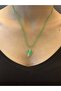 21 cm Steel Leaf End Beaded Women's Necklace - 3
