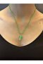 21 cm Steel Leaf End Beaded Women's Necklace - 4