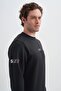 سويت شيرت مطبوع من نسيج سكوبا قطني ممزوج بقصة عادية - 52380 - 3