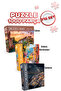 3 Pcs 1000 Piece Puzzle - Santorini and Colmar and the Mediterranean Stairs