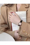 Vintage Retro Women's Wristwatch, Minimal Women's Watch with Leather Band