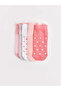 Lcw Kids Pink Patterned Girls' Booties Socks 5-Piece - 3