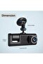 MUNTAQI 3 Channel Dash Cam Front and Rear with Interior – 1080P Full HD Car Camera with Night Visi - 6
