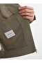 Ozmarka New Season Green Shirt Collar 100% Linen Men's Jacket - 7