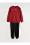 Lc Waikikired Crew Neck Printed Boys' Tracksuit Set