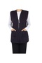 Women's Three Button Front Short Seasonal Vest